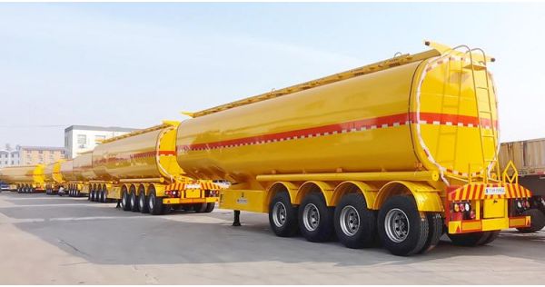 4 Axle 50000L Oil Tanker Price - 14700 USD