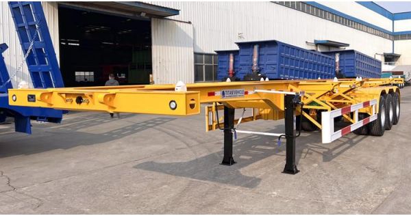 Tri Axle Container Chassis Price - 9300 USD