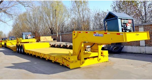 3 Axle 80 Ton Removable Gooseneck Price - 26600