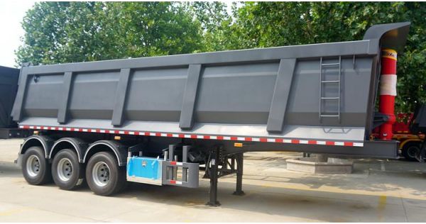 3 Axle 60 Ton Semi Tipper Trailer Price - 15600 USD