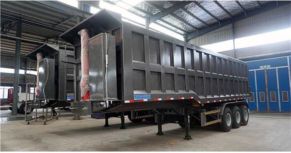 3 Axle 80 Ton End Dump Trailer Prices - 16900 USD