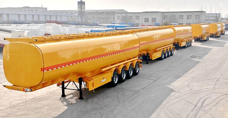 4 Axle Palm Oil Diesel Tanker Trailer for Sale
