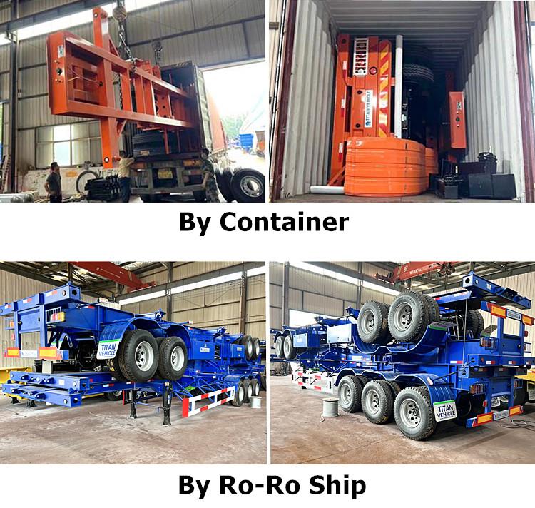 40 FT Shipping Container Chassis Trailer for Sale