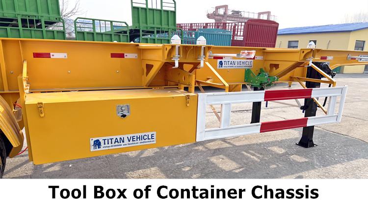 Tri Axle Container Chassis Price | 40 FT Container Chassis for Sale