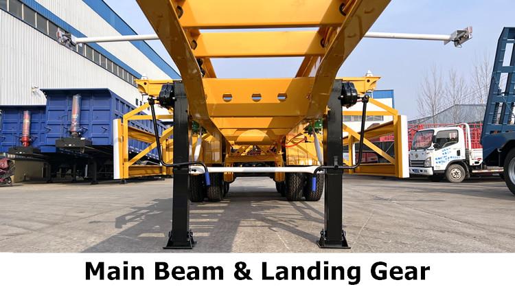 Tri Axle Container Chassis Price | 40 FT Container Chassis for Sale
