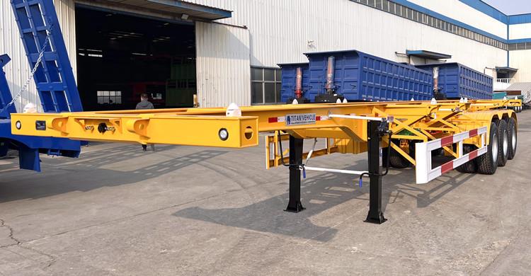 Tri Axle Container Chassis Price | 40 FT Container Chassis for Sale