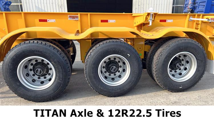 Tri Axle Container Chassis Price | 40 FT Container Chassis for Sale