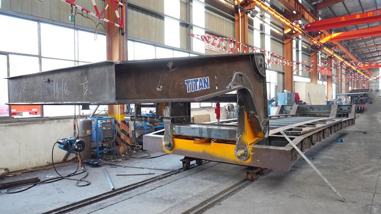 3 Axle 80 Ton Removable Lowboy Gooseneck Trailer for Sale