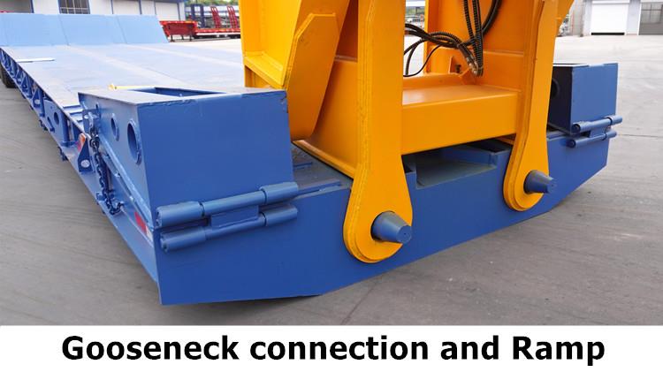 Hydraulic Detachable Gooseneck Lowboy Trailer for Sale
