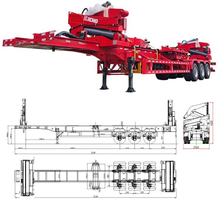 40FT Container Side Loader Trailer for Sale Price