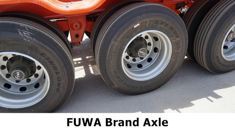 37 Ton Container Side Lifter Trailer with Crane for Sale