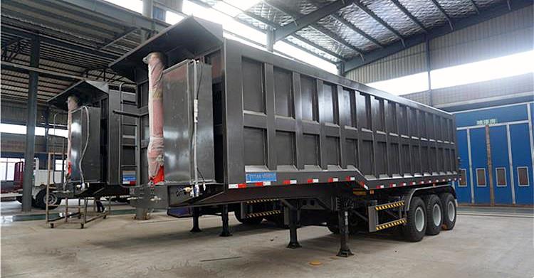 End Dump Trailer Prices - Dump Truck Semi Trailer for Sale