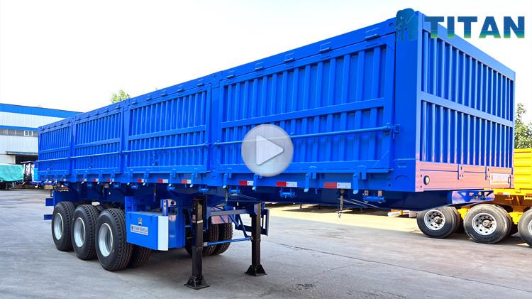 Dropside 34 Ton Side Tipper Trailer for Sale