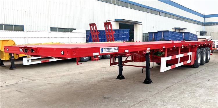 Flatbed Trailer Price - Tri Axle 40 Ft Flatbed Trailer for Sale Near Me