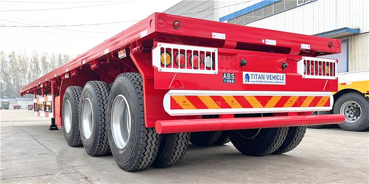 Flatbed Trailer Price - Tri Axle 40 Ft Flatbed Trailer for Sale Near Me