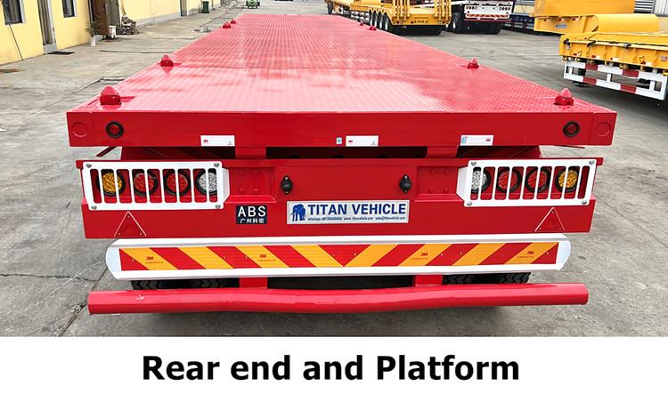Flatbed Trailer Price - Tri Axle 40 Ft Flatbed Trailer for Sale Near Me