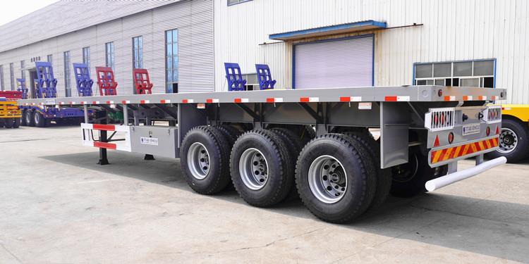 How Much Does a Flatbed Trailer Cost? 3 Axle Semi Truck Flatbed Trailer for Sale